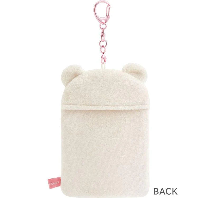 SAN-X | Rilakkuma Korilakkuma Fluffy Photo Keychain Key Holder 125×80×15mm