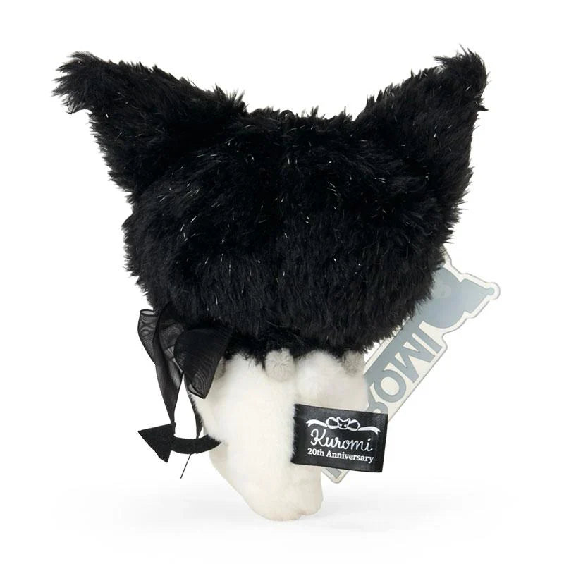 SANRIO | Kuromi Mascot Holder Bag Charm Plush Keychain 140×70×160mm (Kuromi’s Special Key 20th Anniversary Dress)