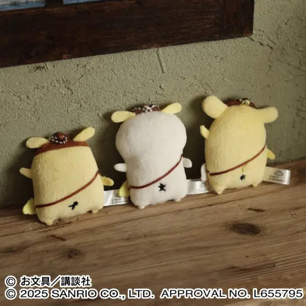 Obungu x SANRIO | Pompompurin Obungu san Flat Plush Mascot Holder Keychain Bag Charm 80×80×25m