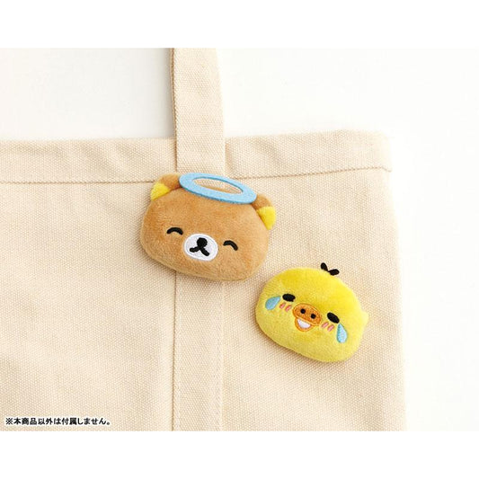 San-X | Rilakkuma Emojis Plush Badge Angel 40×60×15Mm