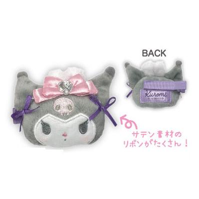 SANRIO | Kuromi Plush Multi Clip Hair Clip 58x80x20mm (My Melody♡Kuromi♡My Sweet Piano Bunnies Ballerina)