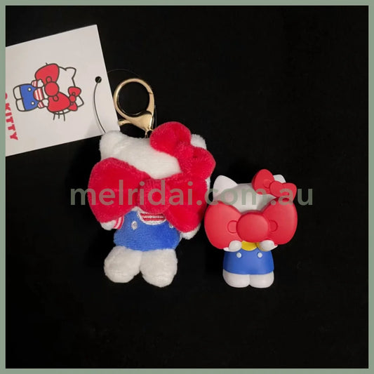 【Limit One/Person】Me% X Hello Kitty | Mascot Holder Keychain 13Cm (Ribbon)