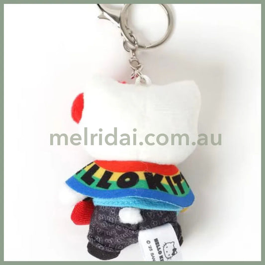 Me% x Hello Kitty | Mini Mascot Holder Plush Keychain 13cm 4th Ver. (Festival)