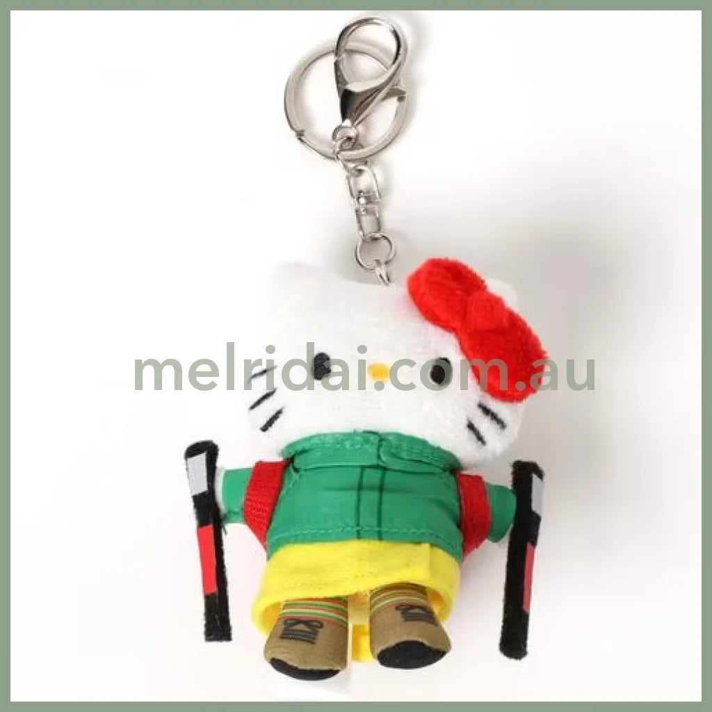 Me% x Hello Kitty | Mini Mascot Holder Plush Keychain 13cm 4th Ver. (Mountain Climbing)