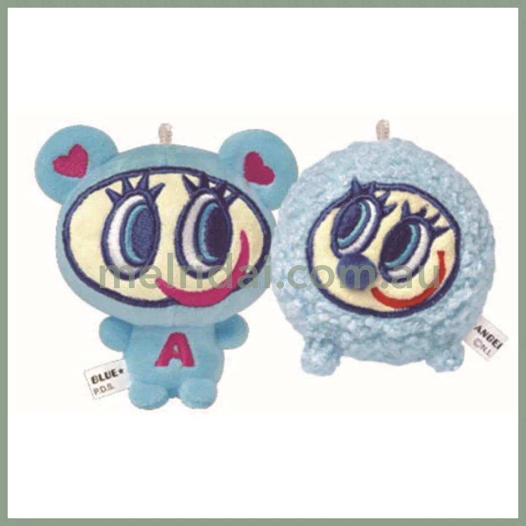 Angel Blue | Magnetic Mascot Holder Set Keychain H160×W130×D60mm Nakamura kun & Friend