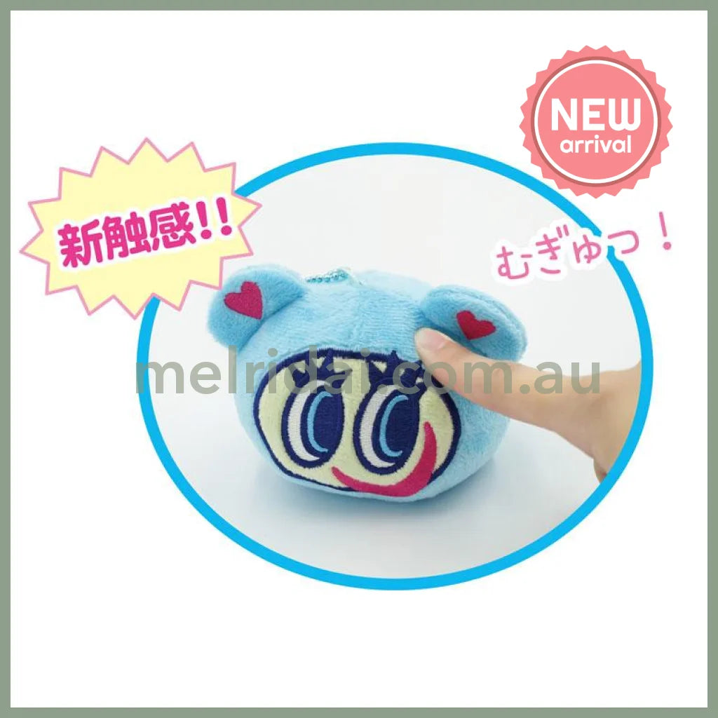 Angel Blue | Squishy Mascot Holder Plush Keychain H7.2×W10.3×D7.4cm (Smile)