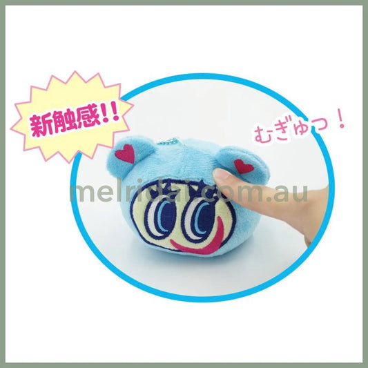 Angel Blue | Squishy Mascot Holder Plush Keychain H7.2×W10.3×D7.4cm (Smile)