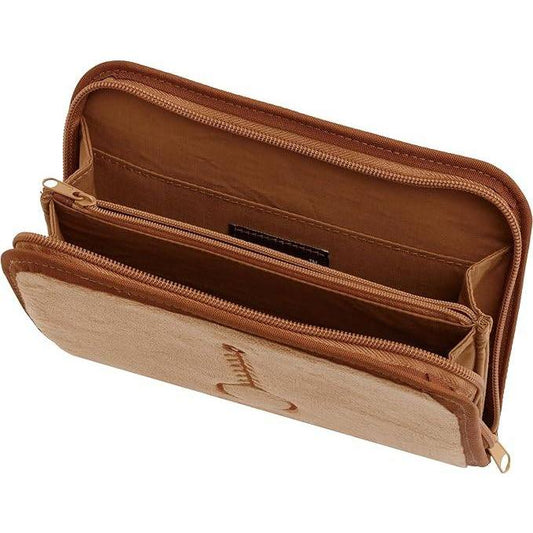 SAN-X | Rilakkuma Plush Multi-Valuables Case 155x200x40mm (Chairoikoguma's Kumakyun DAYS)