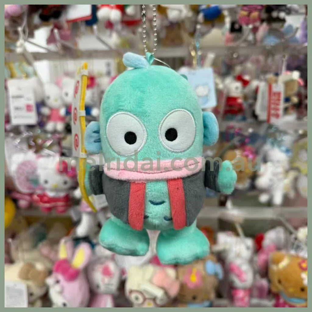 Avail x Sanrio | Hangyodon Mascot Holder Plush Keychain Bag Charm 140mm Approx. (Flag)