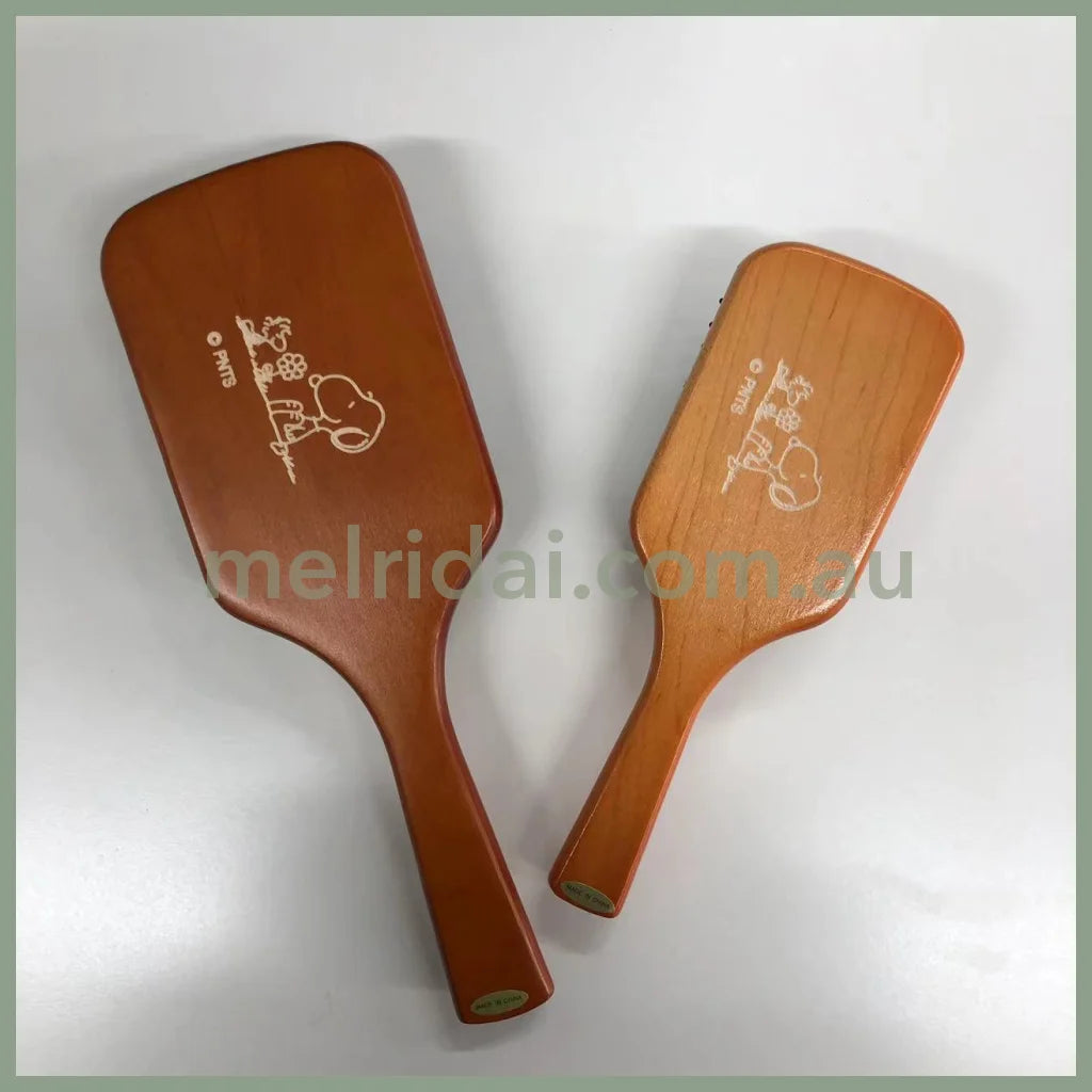 Aveda X Peanuts | Wooden Paddle Brush S Snoopy & Woodstock