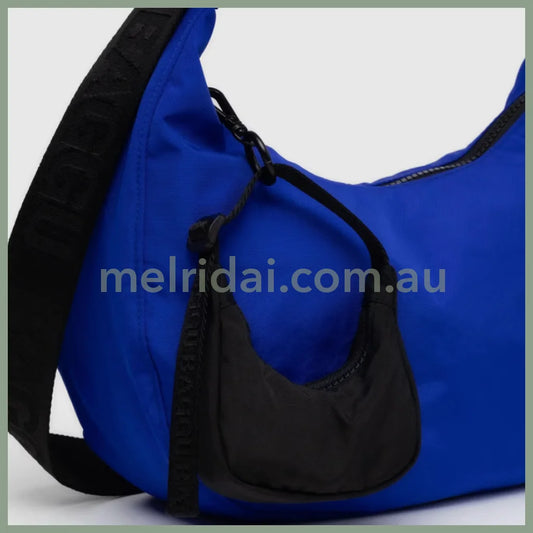 Crescent Bag Charm - Black