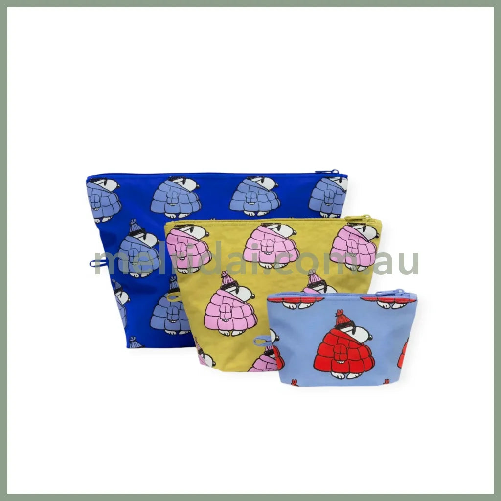 Go Pouch Set - Puffer Snoopy