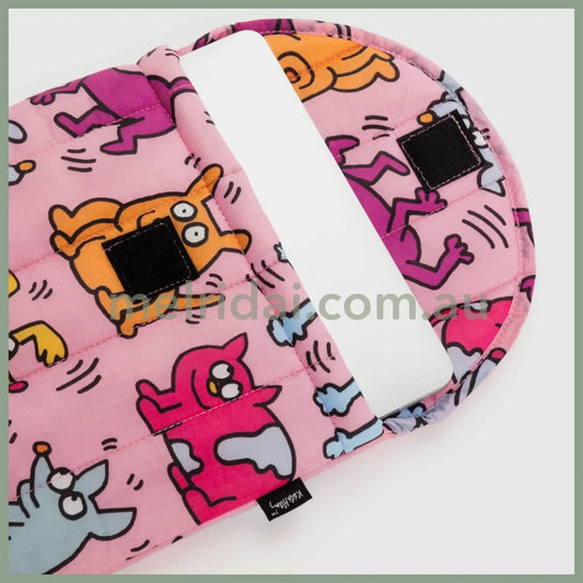 Baggu | Keith Haring Pets Puffy Laptop Sleeve 13’/14’ 电脑包