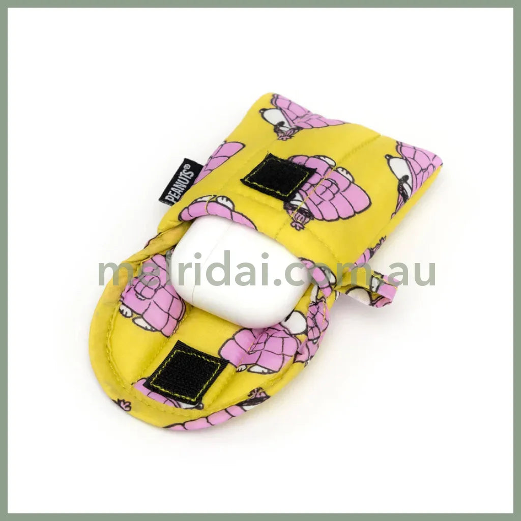 Puffy Earbuds Case - Mini Puffer Snoopy