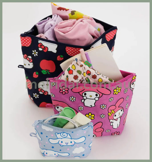 Baggu | Sanrio Hello Kitty And Friends Go Pouch Set 合作款 三丽鸥收纳包套装
