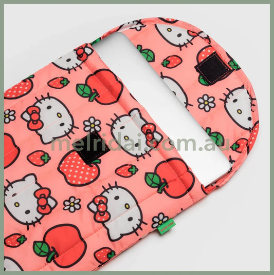 Baggu | Sanrio Hello Kitty Puffy Laptop Sleeve 16‘’ (New) 三丽鸥 凯蒂猫合作款 电脑包