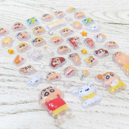 Crayon Shin-chan | Mini Deco Sticker & Slide Case with Ball Chain 105×110×10mm