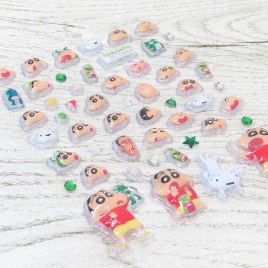 Crayon Shin-chan | Mini Deco Sticker & Slide Case with Ball Chain 105×110×10mm