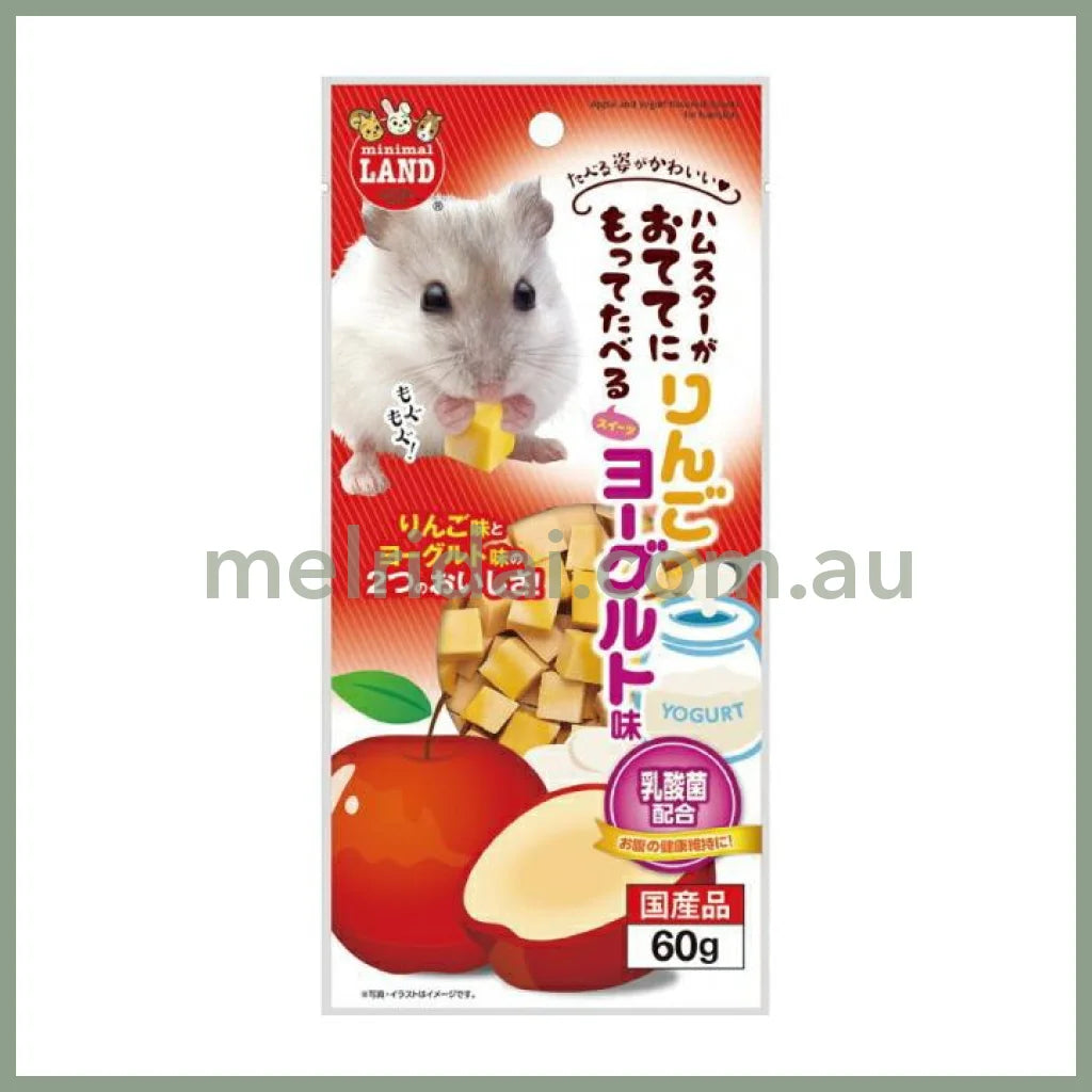 【Best Before 2025.5】Marukan | Apple And Yogurt Flavored Sweets For Small Animals 60G