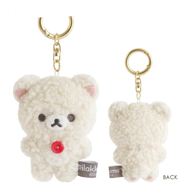 SAN-X | Rilakkuma Korilakkuma Plush Keychain Bag Charm 85×70×45mm