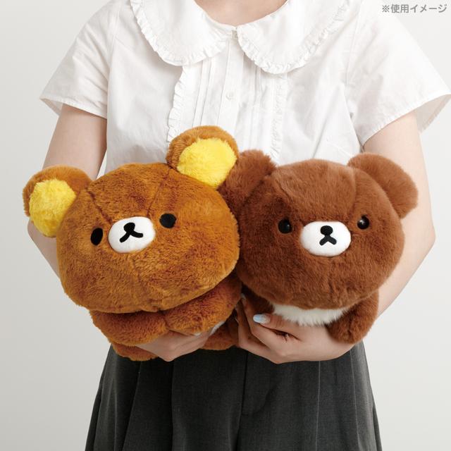 SAN-X | Rilakkuma Chairoikoguma Plush Toll Plush Doll M 220×250×300mm (Chairoikoguma's Kumakyun DAYS)