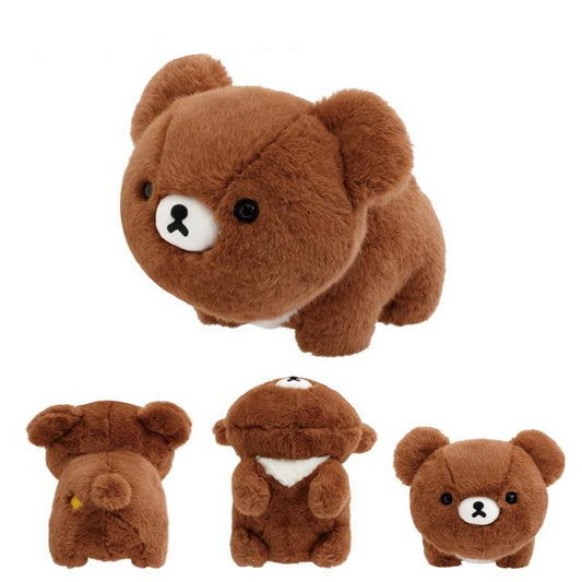 SAN-X | Rilakkuma Chairoikoguma Plush Toll Plush Doll M 220×250×300mm (Chairoikoguma's Kumakyun DAYS)