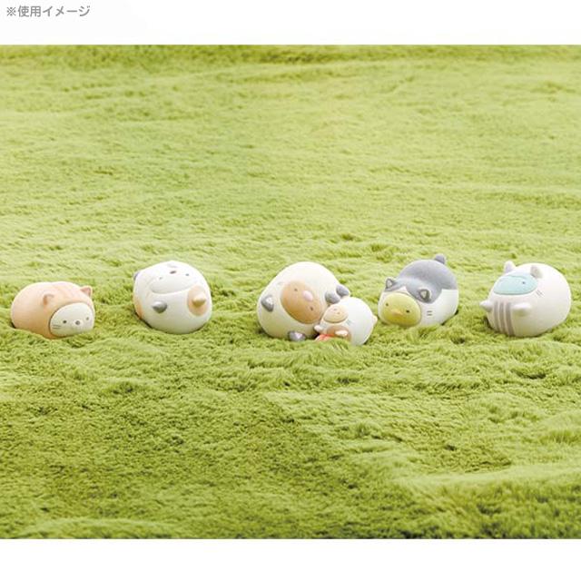 Sumikko Gurashi | Ebifurai No Shippo & Tonkatsu Petit Collection Figure Flocked Mascot 115x85x35mm
