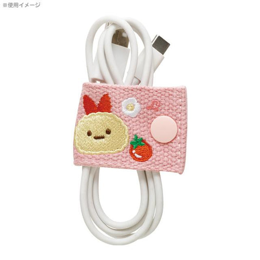 SAN-X | Sumikko Gurashi Ebifurai no Shippo Cord Holder Embroidered 40×105mm