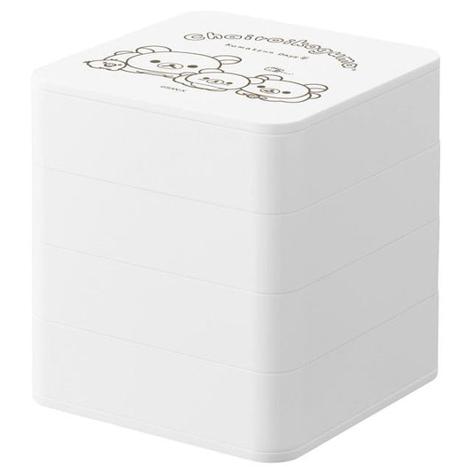 SAN-X | Rilakkuma Accessory Tray 100×90×90mm (Chairoikoguma's Kumakyun Days)