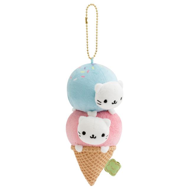 SAN-X | Nyannyannyanko Plush Keychain Bag Charm 120x60x60mm (San-X