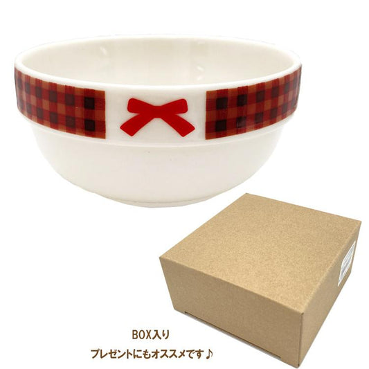 Monchhichi | Gingham Porcelain Stack Bowl S (Φ105×50mm)