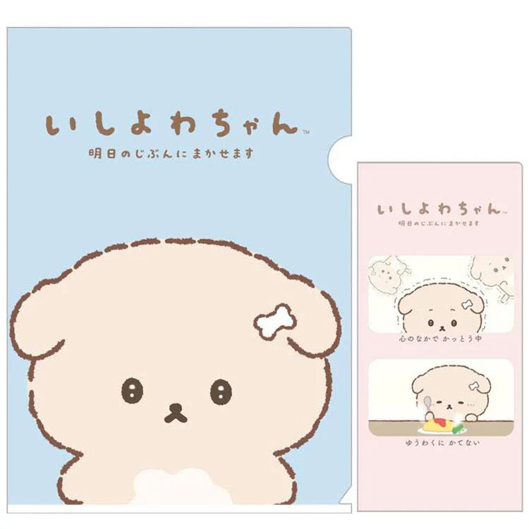 San-X | Plastic Document Holder Set/File & Ticket (A Set Of An A4 Clear Folder And A Smaller