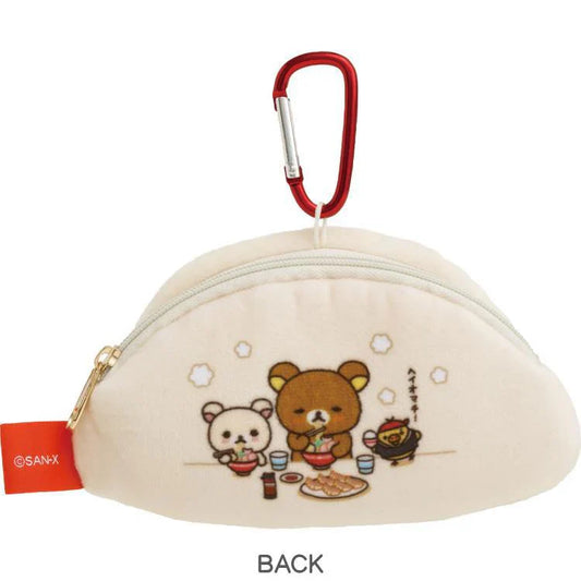 San-X | Rilakkuma Gyoza Plush Pouch Keychain 80 X 140 10Mm (Anytime Ramen Goods)