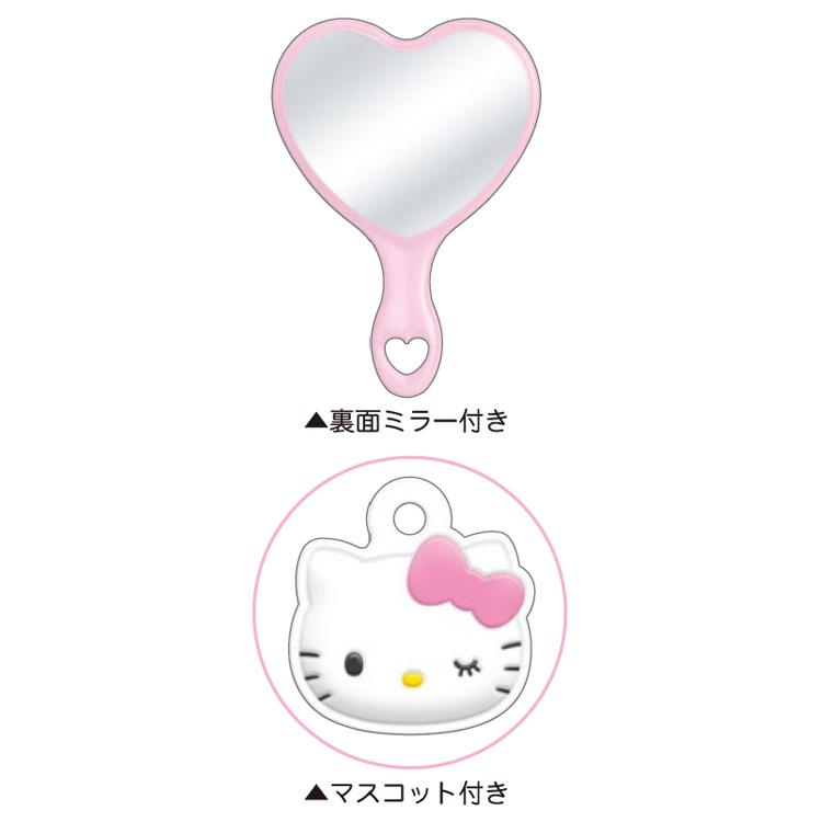 SANRIO | Comb & Hair Brush H105×W75×D7mm (Hello Kitty Pink)