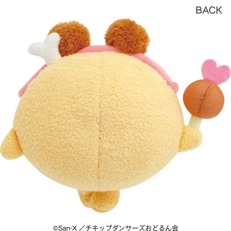 SAN-X | Chickip Dancers Fried Chicken Love Bone Plush Toy 140×140×75mm (Karaage Love)