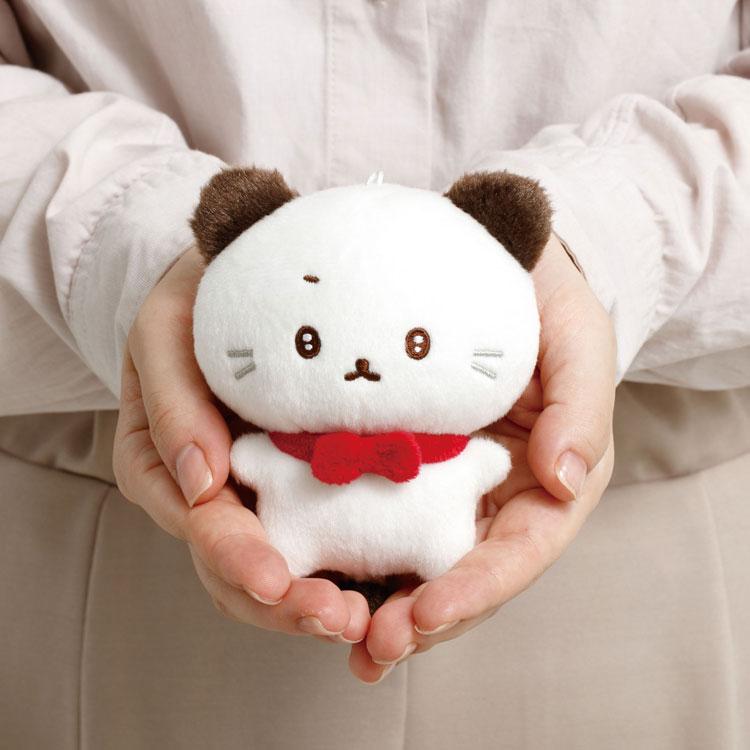 SAN-X | Ishiyowachan Mascot Holder Plush Keychain 100×85×70mm (Ishitsuyo-chan / Daily Life Looking)