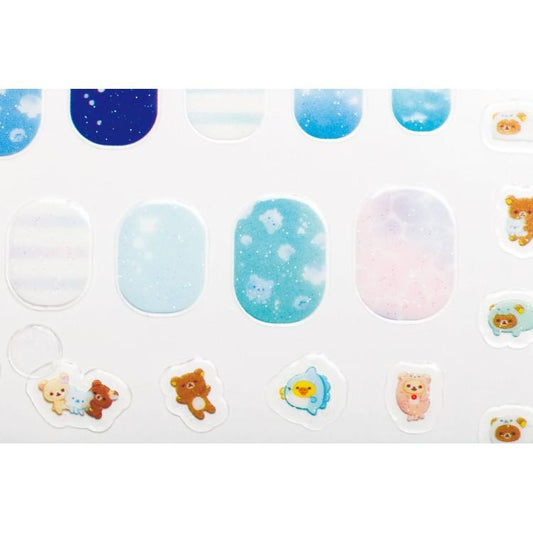 SAN-X | Rilakkuma Nail Sticker 130×105mm (Sea Ocean)