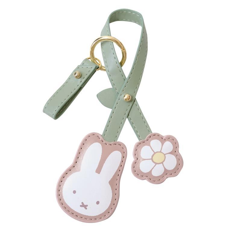 MIFFY | Mascot Carabiner Smart Keychain 40×282mm (Flower Green