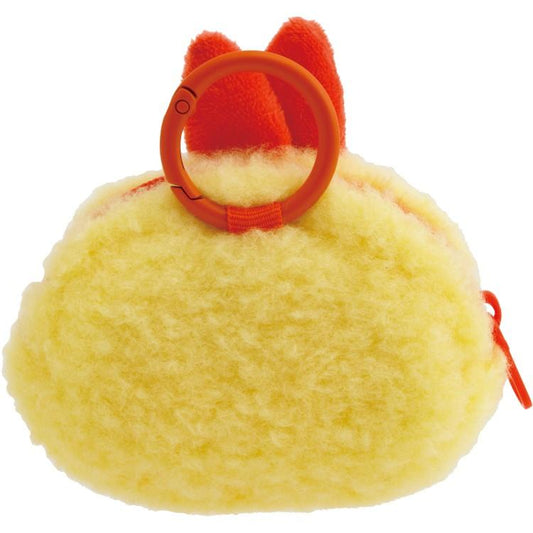 SAN-X | Sumikko Gurashi Ebifurai no Shippo Fried Shrimp Mascot Mini Pouch with Carabiner 60×75×30mm