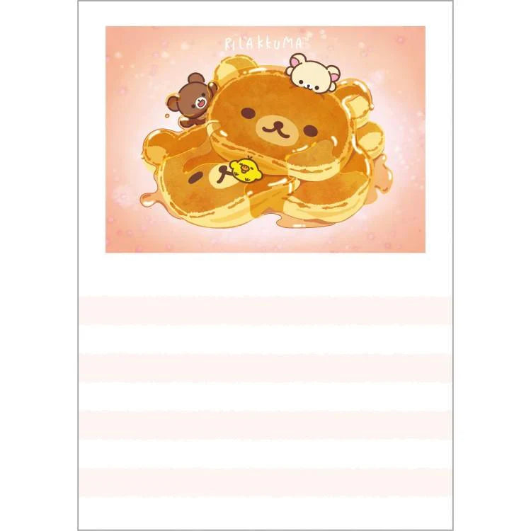 SAN-X | Rilakkuma A6 Notepad - PVC cover 4 designs 80 sheets total (Stay With Me)