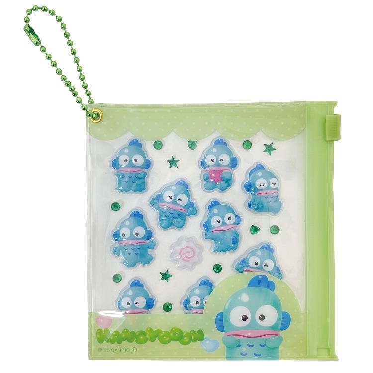 SANRIO | Hangyodon Mini Deco Sticker & Slide Case with Ball Chain 105×110×10mm