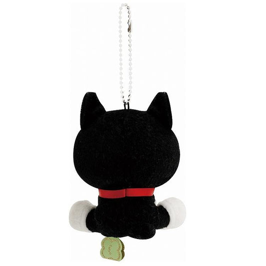SAN-X | Black Cat Keychain Plush Bag Charm Mascot 85×85×60mm (Always Together)