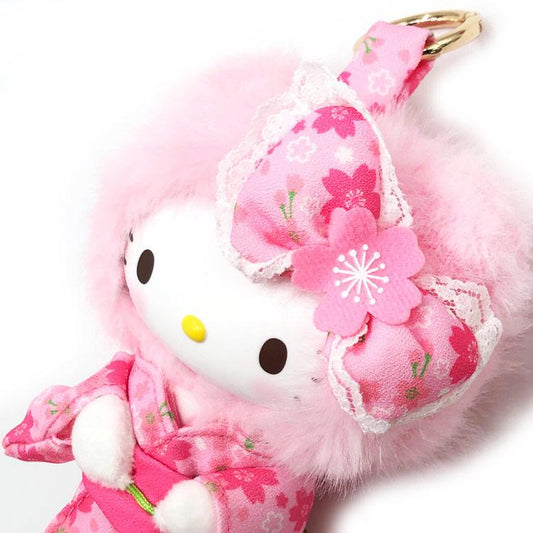 SANRIO | Hello Kitty Fine Face Mini 140x110x70mm (Cherry Blossom Kimono Bear)