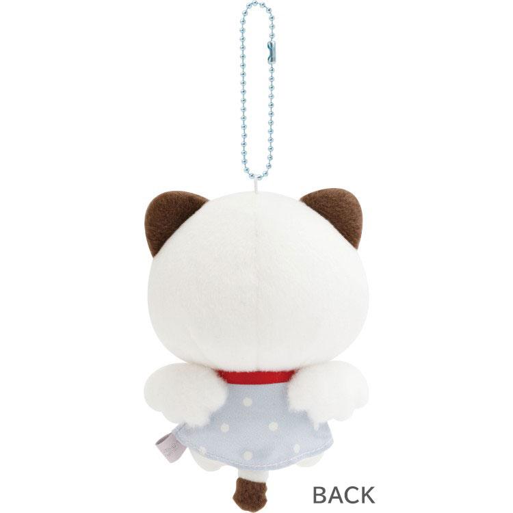 San-X | Ishitsuyo-chan Angel Hanging Plush Toy 110×90×70mm (Can You Defeat Temptation?)