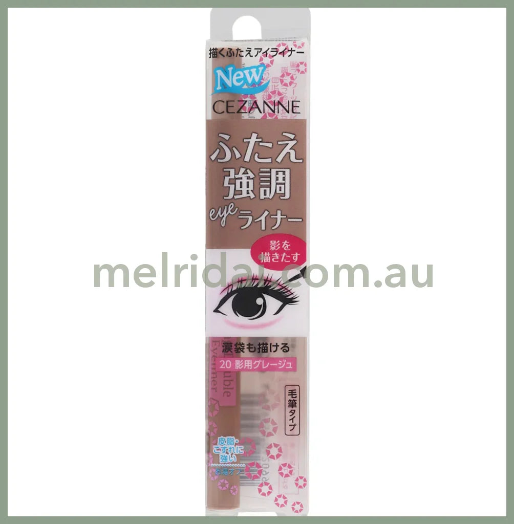 CEZANNE | Draw Double Eyeliner Shadow 20 Greige
