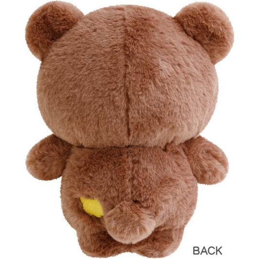 San-X | Rilakkuma Chairoikoguma Fluffy Plush Doll S 180×145×85Mm (Lovely House)
