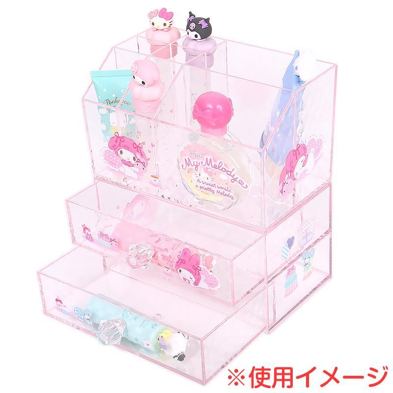 SANRIO | My Melody Cosmetic Desk Organizer 170×93×100mm (Relaxing)
