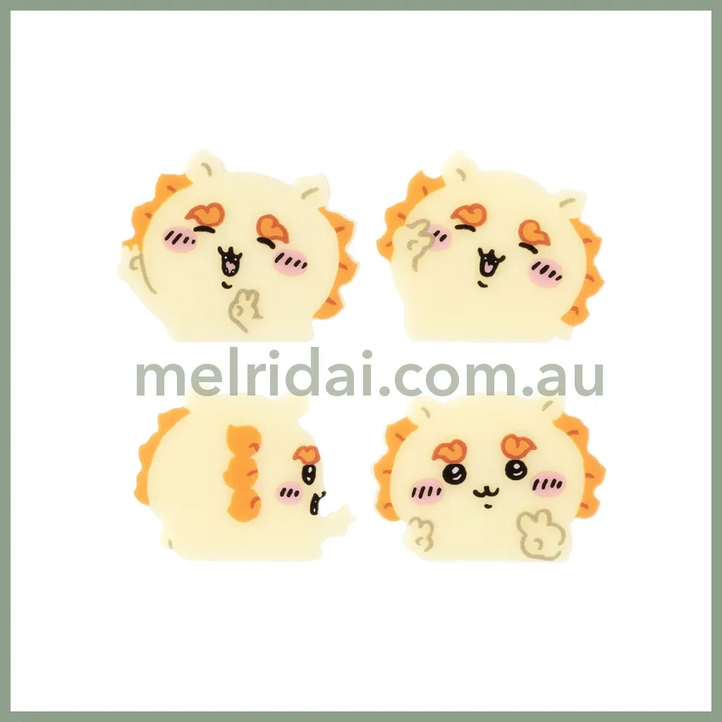 Chiikawa | 4 Set Acrylic Badge H40 X W40Mm (Shisa)