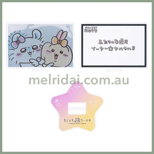 Chiikawa | Acrylic Stand H46 X W63 D50Mm 吉伊卡哇 亚克力立牌 双层