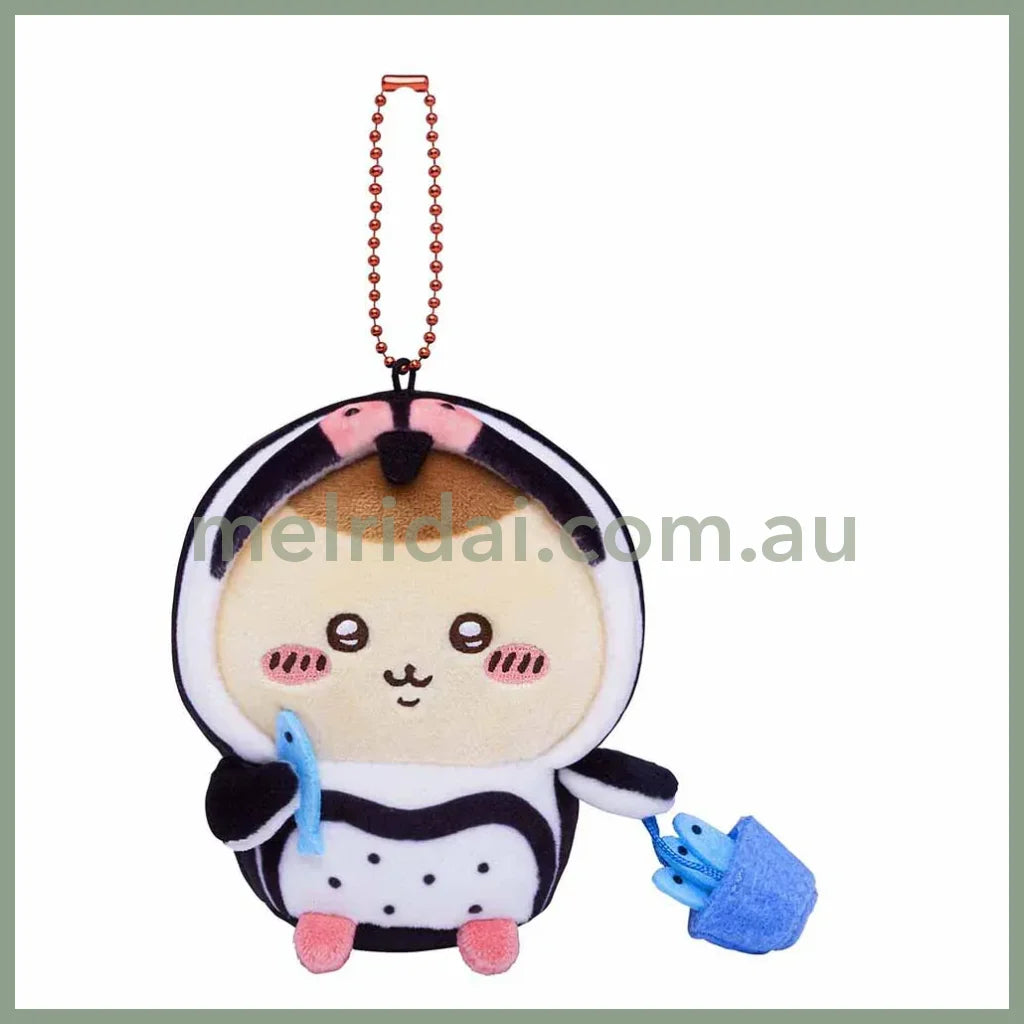 Chiikawa | Aquarium Dolphin Plush Mascot 10Cm 小可爱吉伊卡哇 水族馆系列 水獭/海豚 毛绒玩偶挂件/包挂 Kuri-Manju 栗子馒头